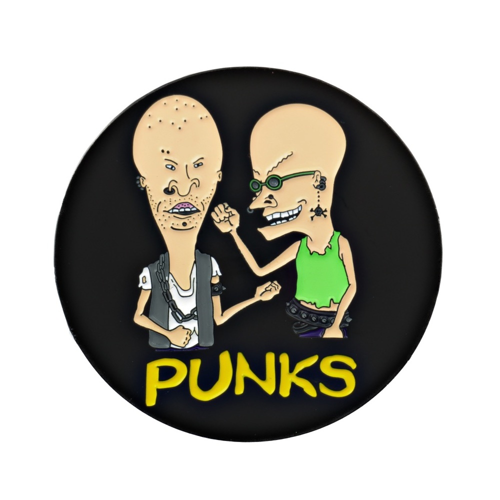 Beavis and Butthead PUNKS enamel pin